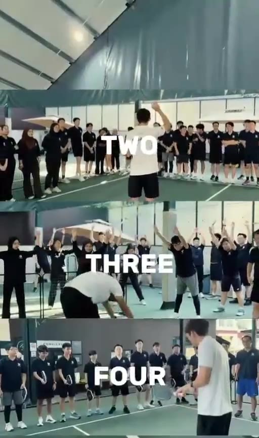 Adam leading an energetic team-building challenge